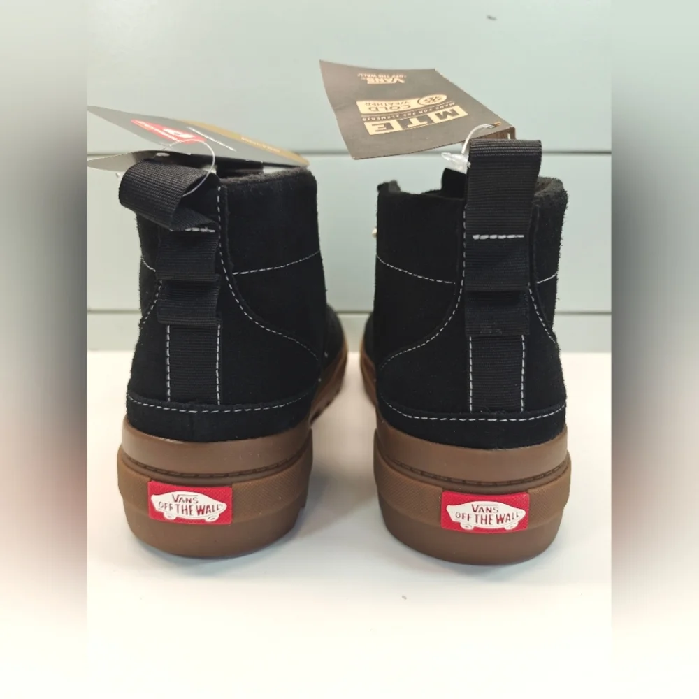 Vans Colfax MTE-1 Suede Gum Black Weatherproof Trail Boots size Men’s 6.5
